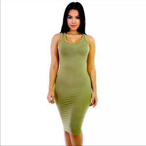 Body Dress S/M/L/XL Army Green
